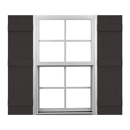 Ekena Millwork Mid-America Vinyl, Standard Size Four Board Joined Shutters, 31459010, PR 00031459010